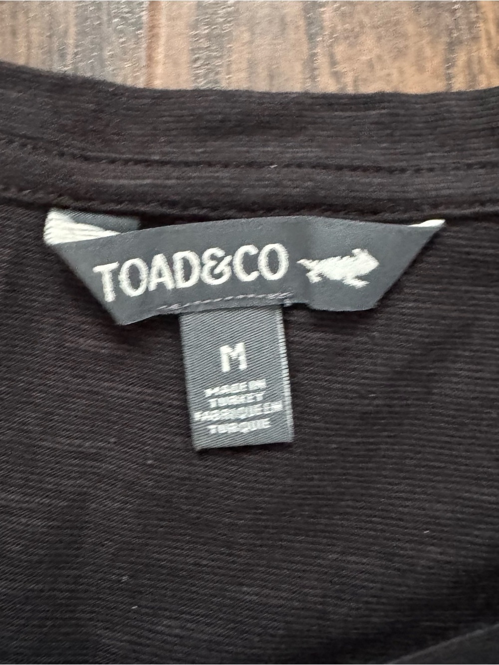 Toad & Co Medium Black Cue Wrap Dress - Picture 3 of 9